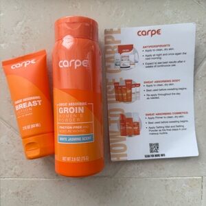 *Sealed, Brand-New Sweat Absorbing Carpe Set*